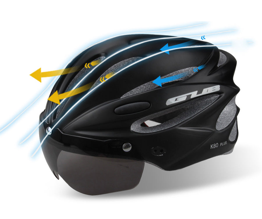 Casque vélo avec visière solaire