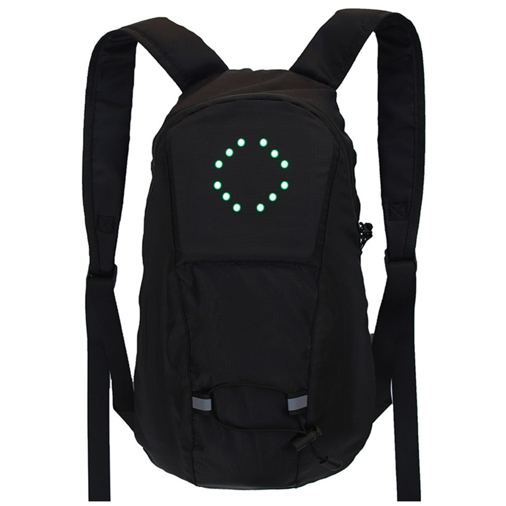 Sac à dos cyclisme avec indicateurs LED & USB Pédale Maurice