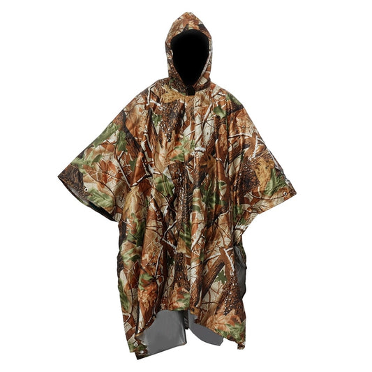 Poncho camouflage imperméable
