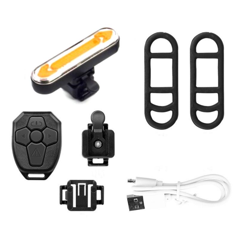 Éclairage vélo arrière clignotant LED & télécommande 500mAh Pédale Maurice