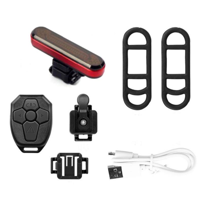 Éclairage vélo arrière clignotant LED & télécommande 500mAh Pédale Maurice