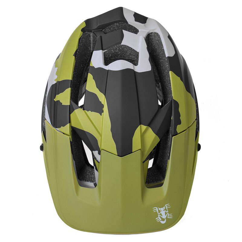 Casque vélo VTT montagne design camouflage Pédale Maurice