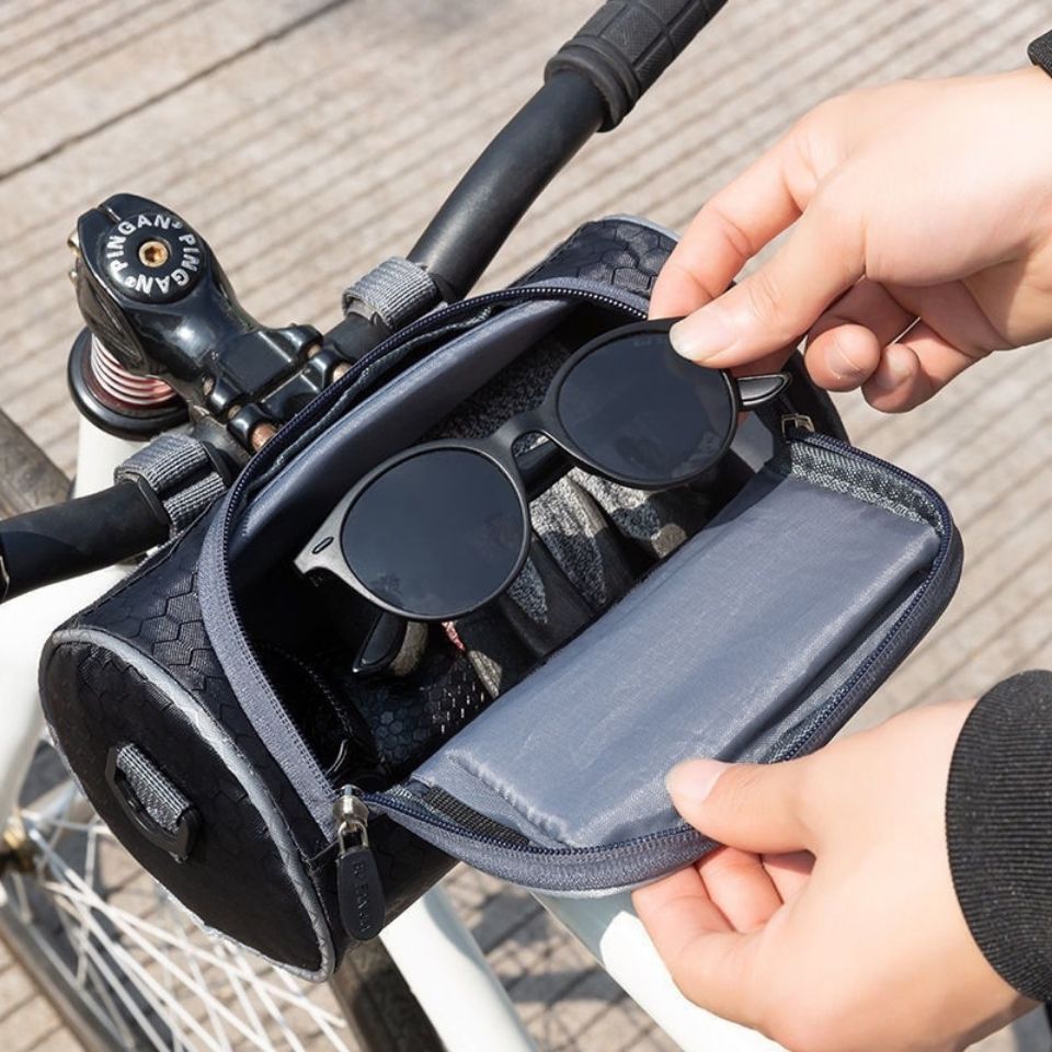 Sacoche de guidon pour vélo étanche avec support téléphone Pédale Maurice