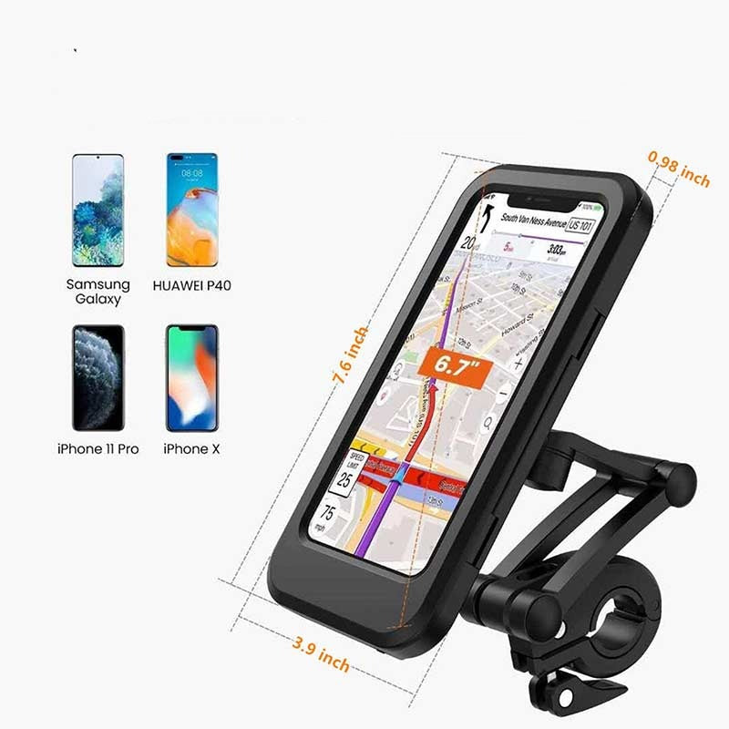 Support de téléphone de vélo rigide waterproof Pédale Maurice