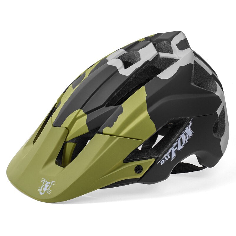 Casque vélo VTT montagne design camouflage Pédale Maurice