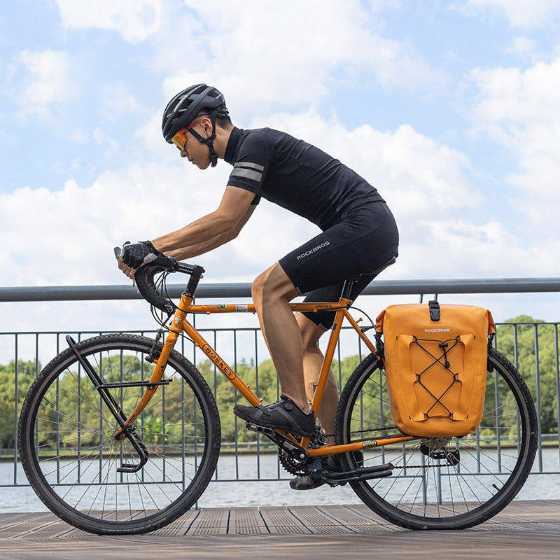 Sacoche porte bagage arrière vélo 25L étanche Pédale Maurice