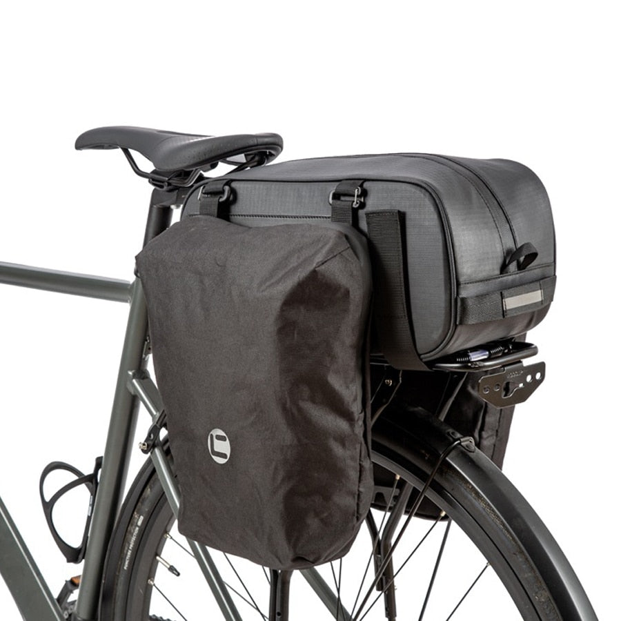 Sacoche vélo arrière 28L pack 3 en 1 étanche