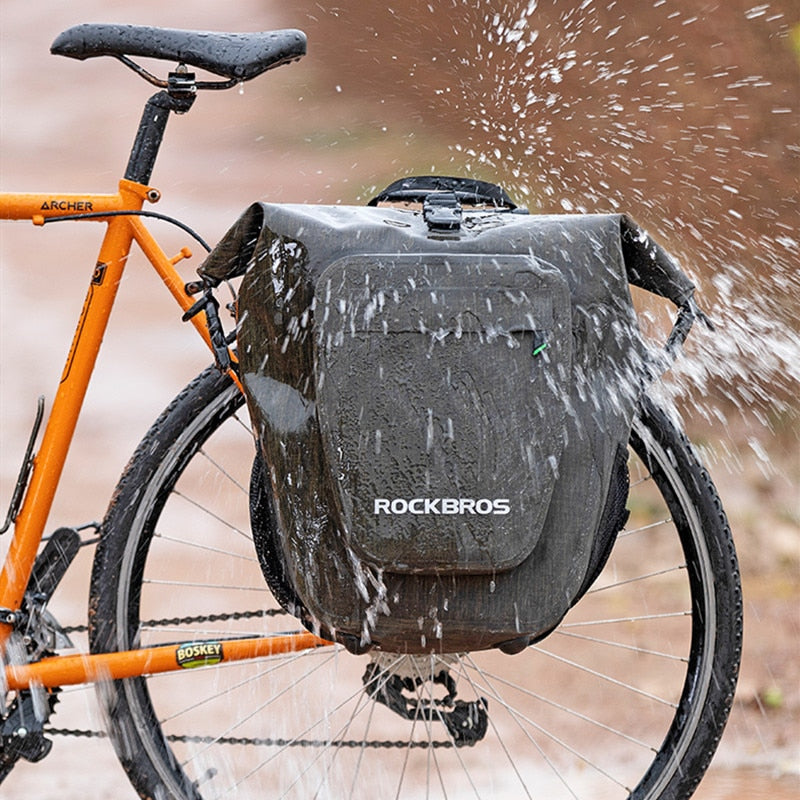 Sacoche porte bagage arrière vélo waterproof 30L Pédale Maurice